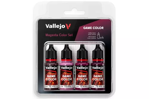Vallejo Game Color: Magenta set (4x18ml)