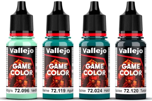 Vallejo Game Color: Turquoise  set (4x18ml)
