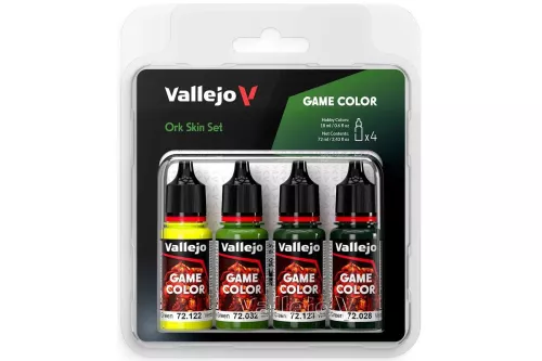 Vallejo Game Color: Ork Skin set (4x18ml)