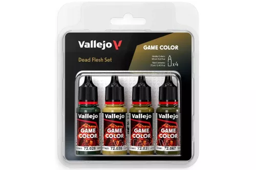 Vallejo Game Color: Dead Flesh set (4x18ml)
