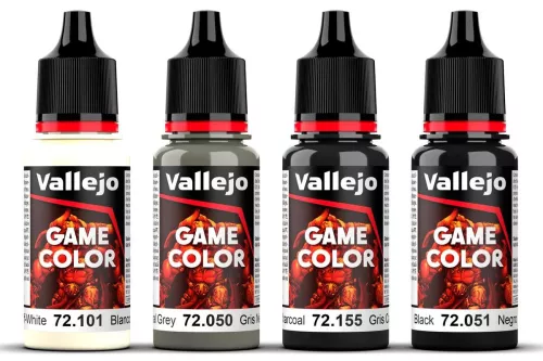 Vallejo Game Color: Black set (4x18ml)