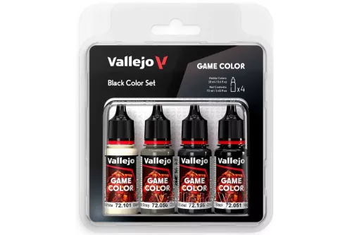 Vallejo Game Color: Black set (4x18ml)