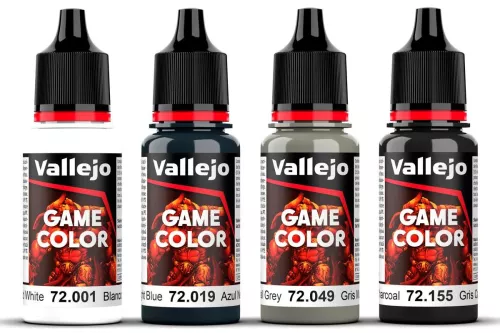 Vallejo Game Color: Silver NMM set (4x18ml)