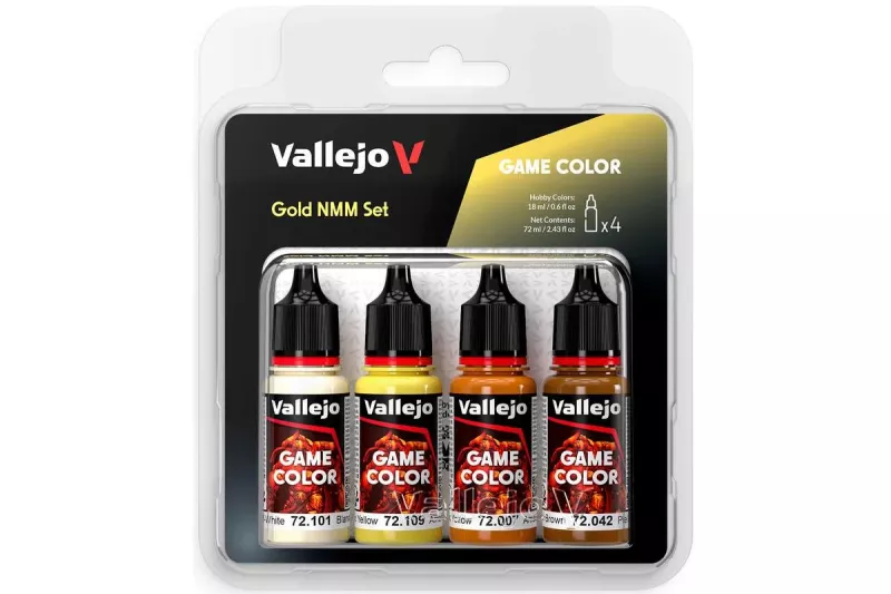 Vallejo Game Color: Gold NMM set (4x18ml)