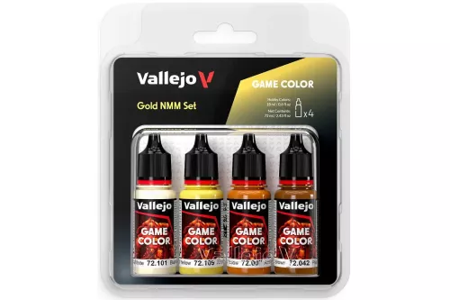 Vallejo Game Color: Gold NMM set (4x18ml)