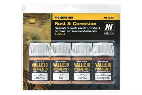RUST & CORROSION PIGMENT 4X35ML SET