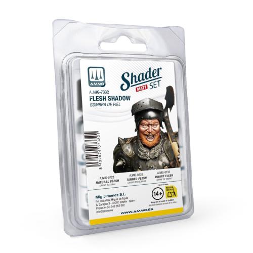 Matt SHADER Set Flesh Shadow (3x10 ml)