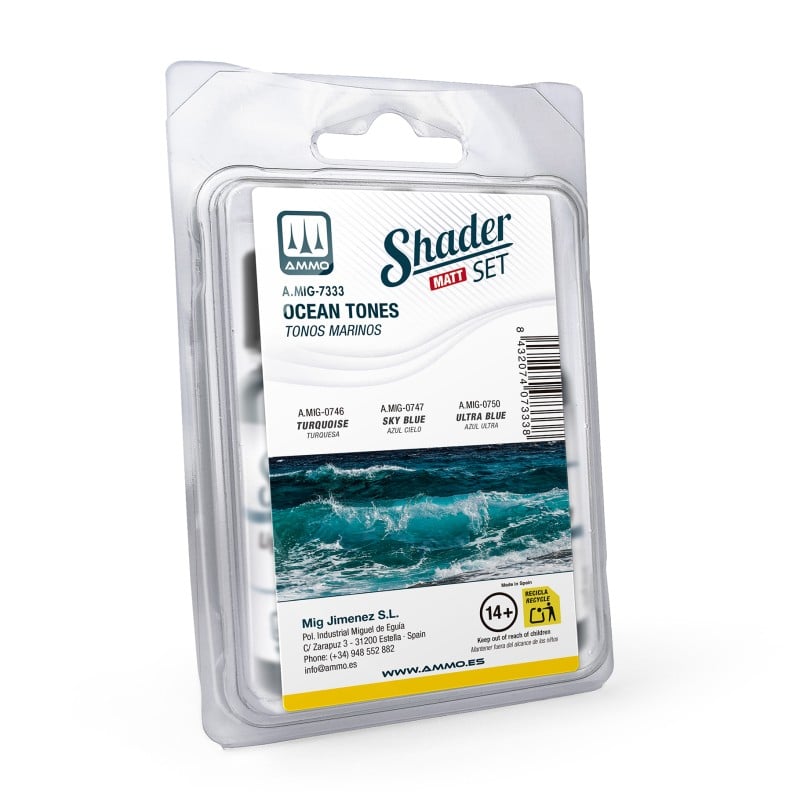 Matt SHADER Set Ocean Tones (3x10 ml)