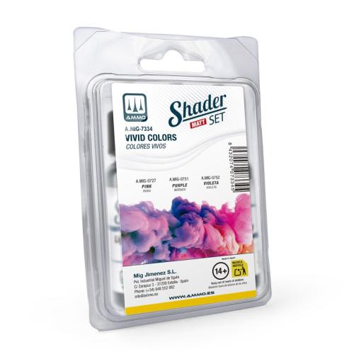 Matt SHADER Set Vivid Colors (3x10 ml)