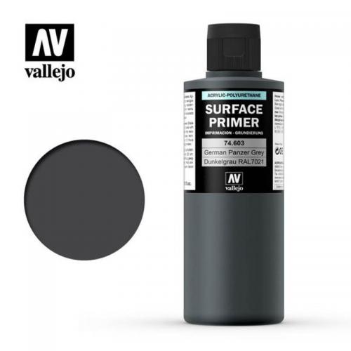 PRIMER ACRYL. POLYURET. 200ML. SCHWARZGRAU RAL7021
