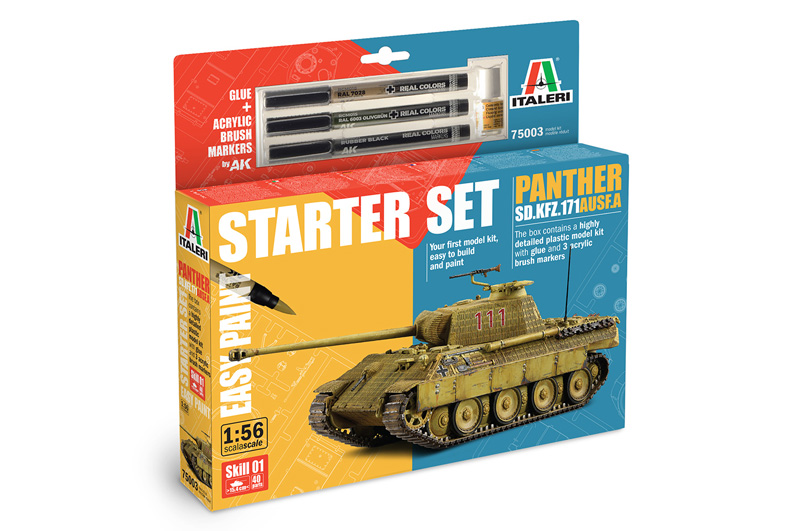 Presentset: Panther Sd.Kfz.171 Ausf. A 1:56