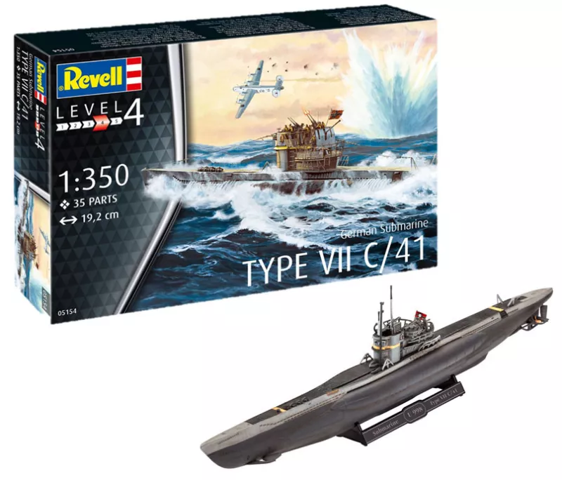 Starter Kit German Submarine Type VII C/41 1:350