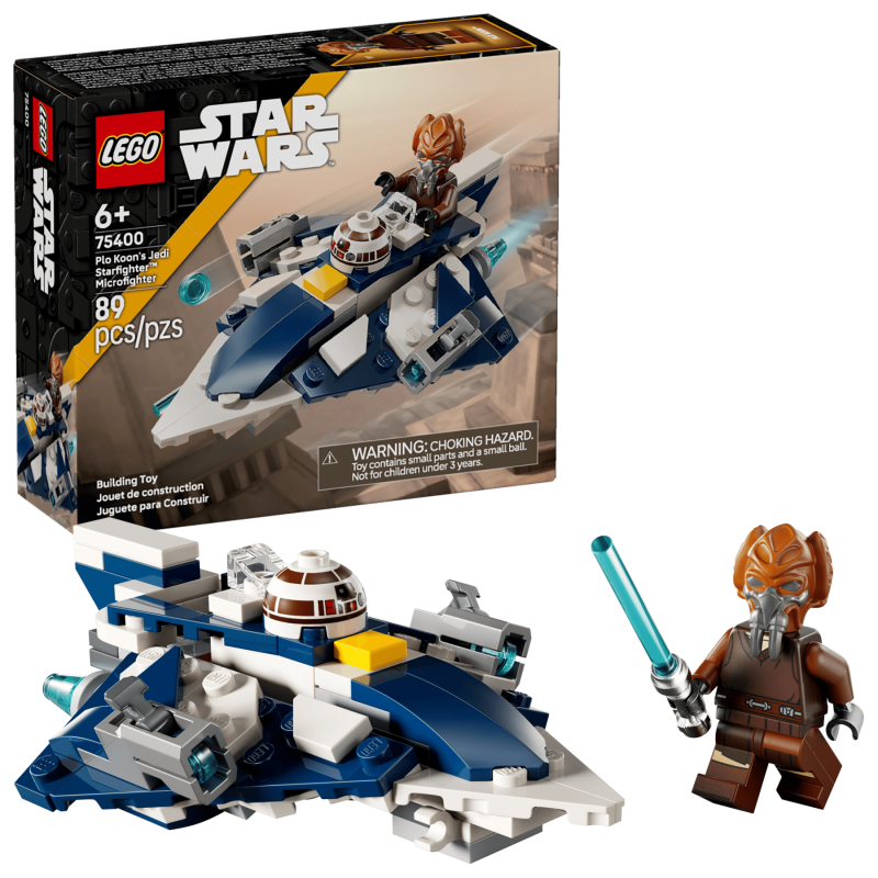 LEGO Star Wars Plo Koon's Jedi Starfighter Microfighter 75400