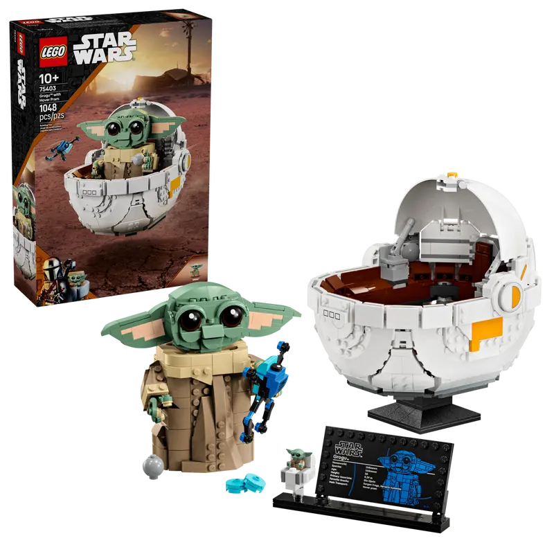 Lego Star Wars Grogu with Hover Pram