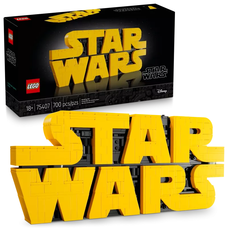 Lego Star Wars Brick-built Star Wars Logo 75407
