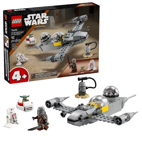 Lego Star Wars Mando and Grogu's N-1 Starfighter