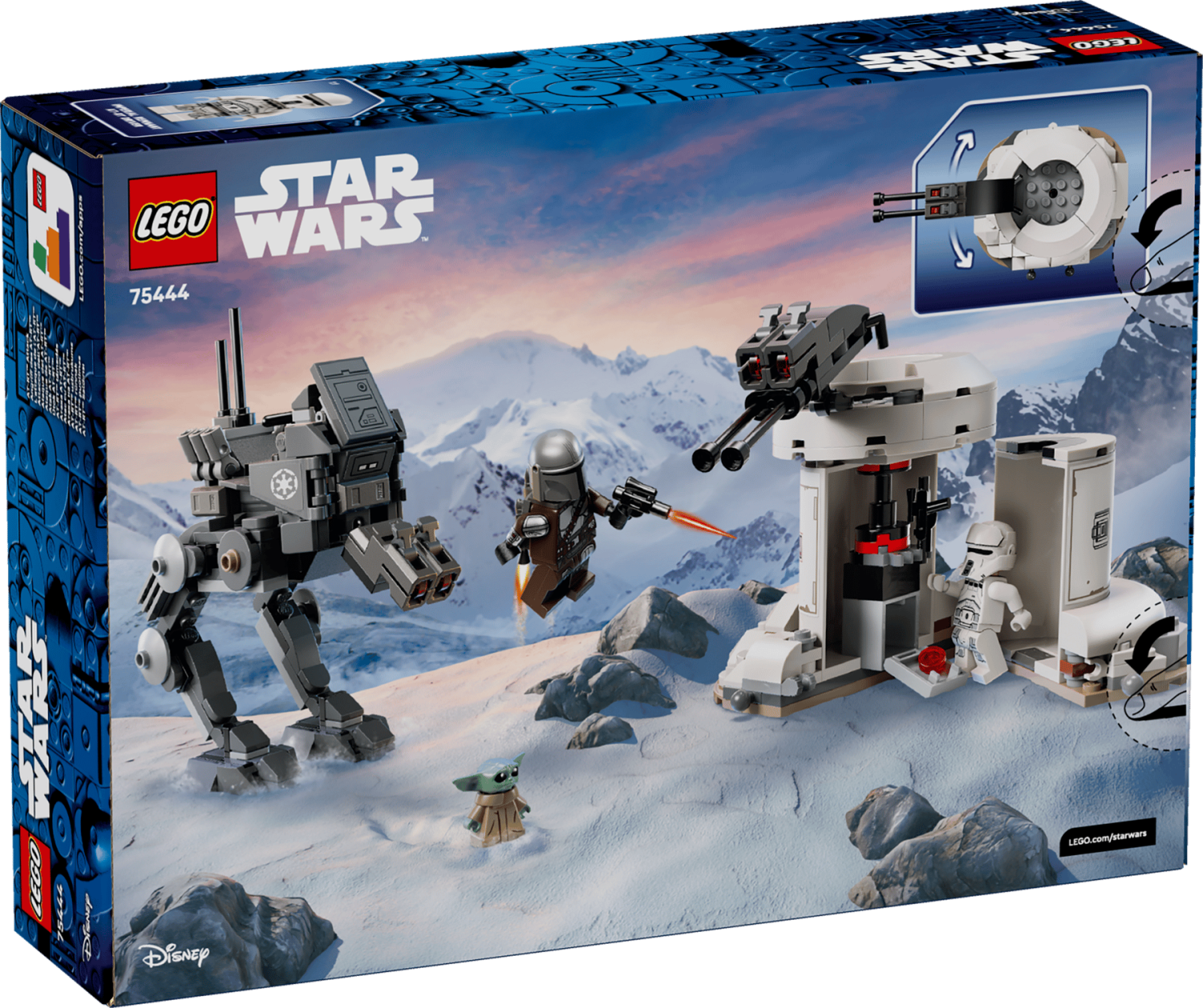 75444 LEGO® Star Wars™ AT-RT™ Attack (75444) – Byggset med The Mandalorian ...