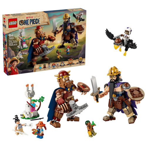 LEGO ONE PIECE Dorry mot Brogy – jättarna i Little Garden 75644