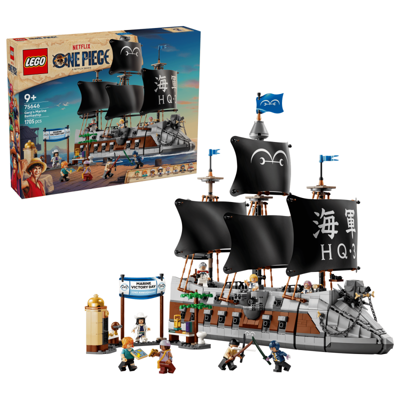 LEGO ONE PIECE Garps marinfartyg 75646