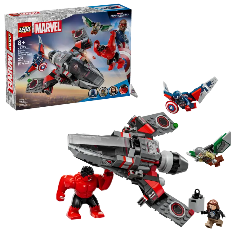 Lego Marvel Super Heroes Captain America mot Red Hulk