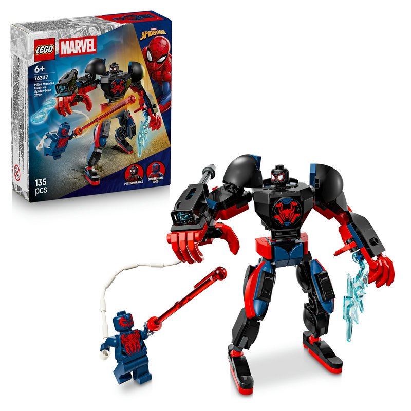LEGO Super Heroes Miles Morales robot mot Spider-Man 2099 76337