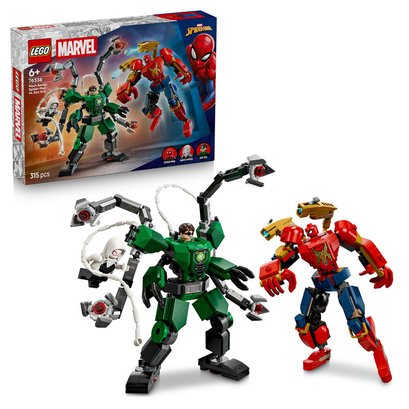 LEGO Super Heroes Robotstrid: Spider-Man mot Doc Ock 76338