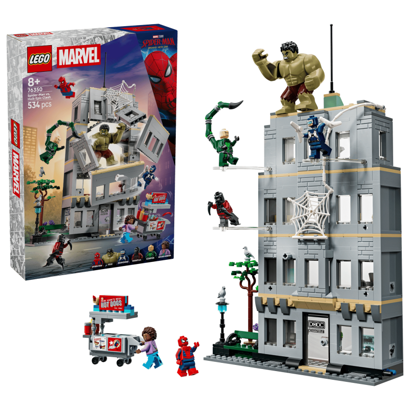 LEGO Super Heroes Episk sammandrabbning med Spider-Man mot Hulk 76350