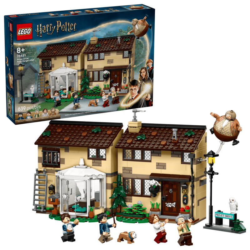 LEGO Harry Potter Bokstöd: Privet Drive: faster Marges besök 76451