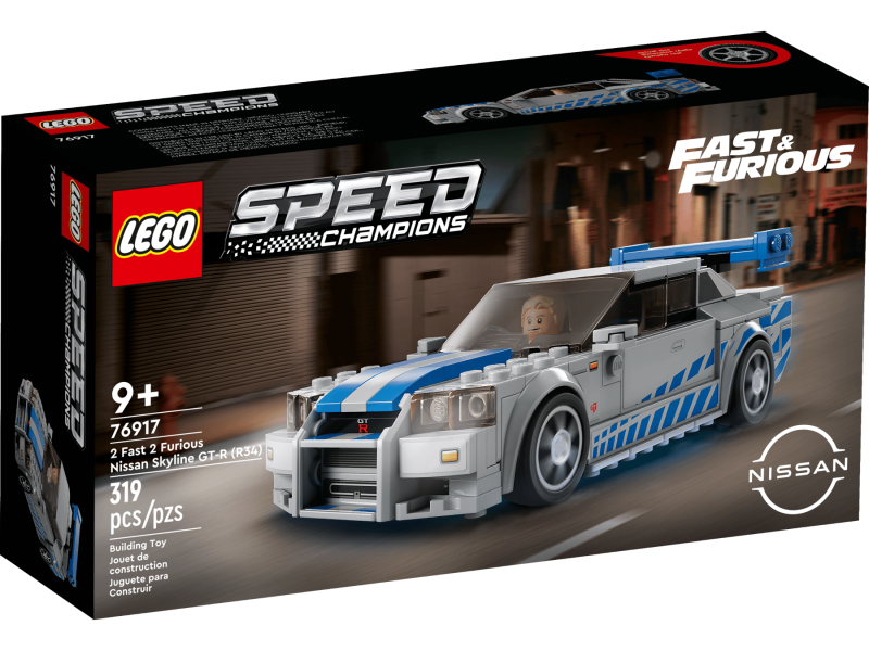 LEGO Speed Champions 2 Fast 2 Furious Nissan Skyline GT-R (R34) 76917