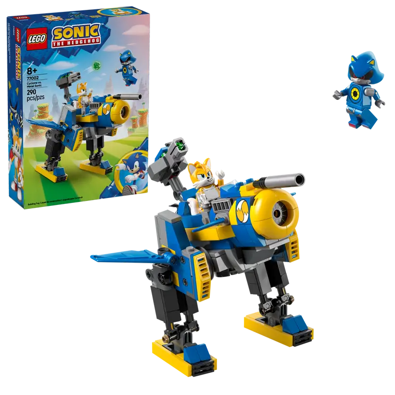 Lego Sonic Cyclone mot Metal Sonic