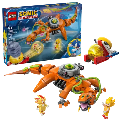 Lego Sonic Super Shadow mot Biolizard