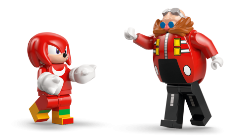 LEGO Sonic Knuckles mot Dr. Eggmans Egg Crusher-Robot 77005