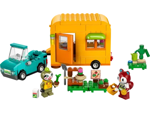 Lego Animal Crossing Leif med Husvagn och Trädgårdsbutik