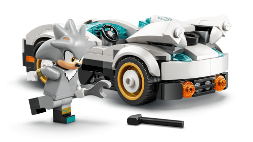 LEGO Sonic Silvers bil mot Knuckles monstertruck 77118