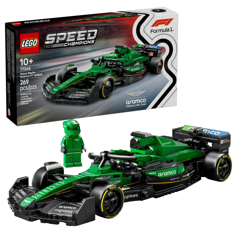 LEGO Speed Champions Aston Martin Aramco F1 AMR24 Racerbil 77245