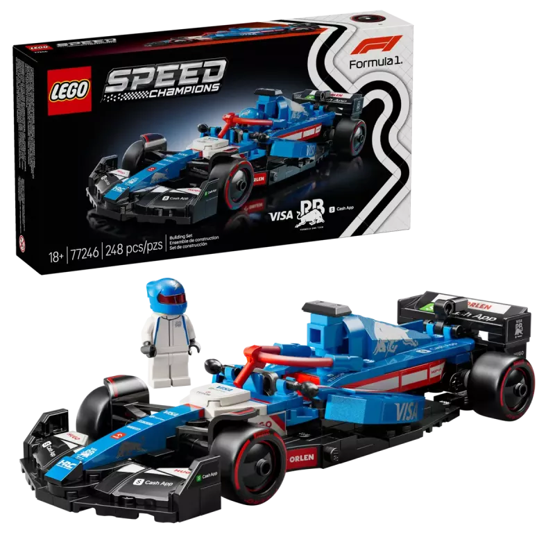 Lego Speed Champions Visa Cash App RB VCARB 01 F1 Racerbil 77246
