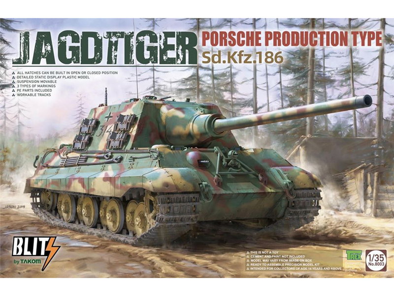 Jagdtiger "Porsche Production" Sd.Kfz. 186 1/35