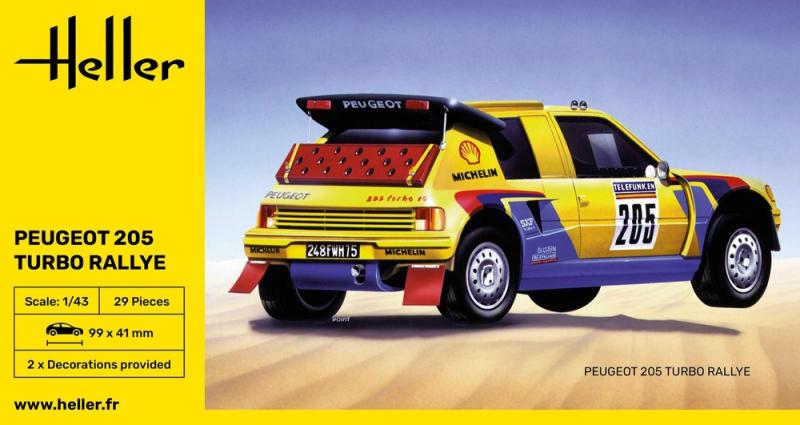 Peugeot 205 Turbo Rally 1/43