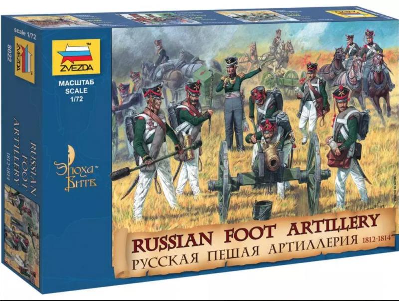 Russian Foot Artillery 1812-1815 (RR) 1/72