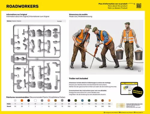 Road Workers (3 Figures) 1:24