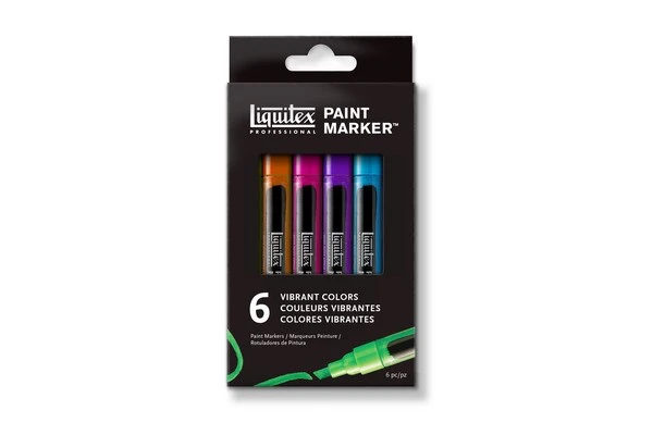 Acrylic Marker Set: Vibrant (6x2mm)