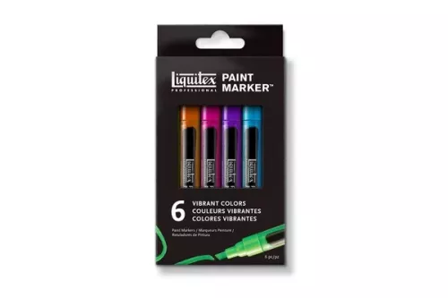 Acrylic Marker Set: Vibrant (6x2mm)