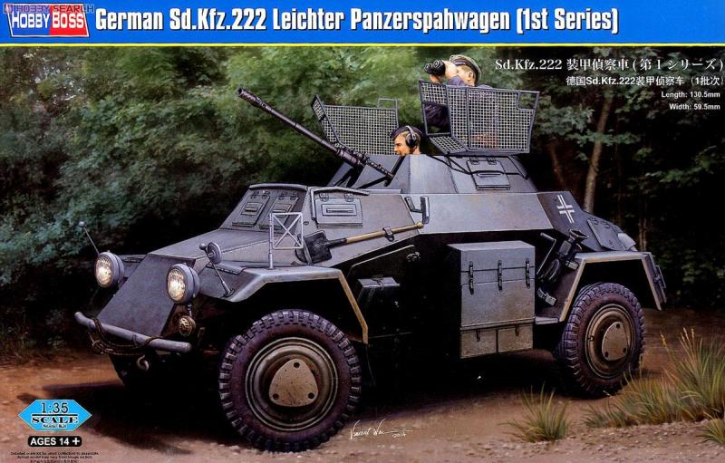 German Sd.Kfz.222 Leichter Panzerspähwagen (1st Series) 1:35