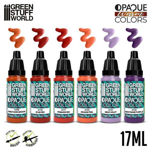 Opaque Paint Set - Warm Colours