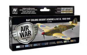 RAF Colors Desert Scheme & M.T.O. 1940-1945 (x8)