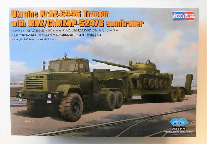 Ukraine KrAZ-6446 Tractor with MAZ/ChMZAP-5247G semitrailer 1/35