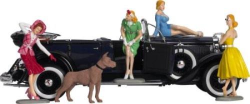 Vintage Vixens #1 Set of 4 1/18