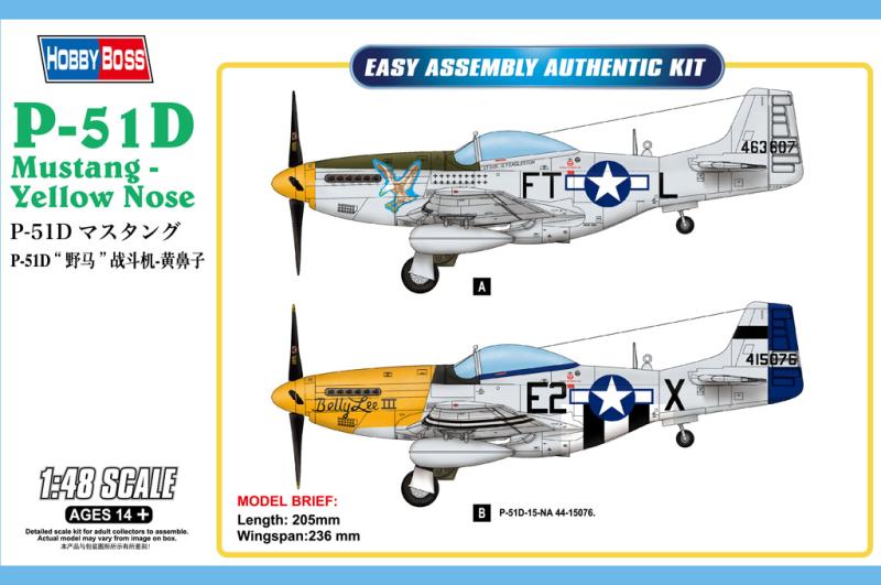 P-51D Mustang - Yellow Nose 1/48