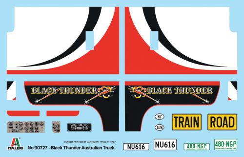 Black Thunder Australian truk 1:24
