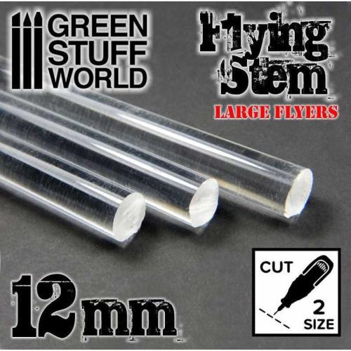 Acrylic Rods - Round 12 mm CLEAR